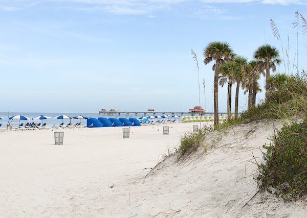 Der berühmte weiße Florida-Sand