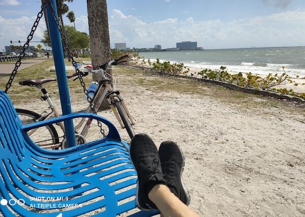 Rast auf dem Campbell Trail