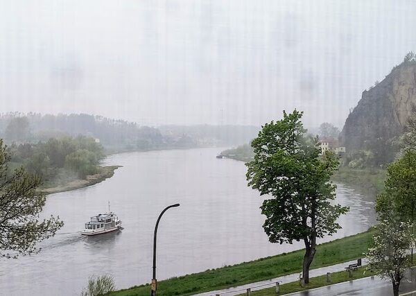 Diesbar-Seußlitz im Regen