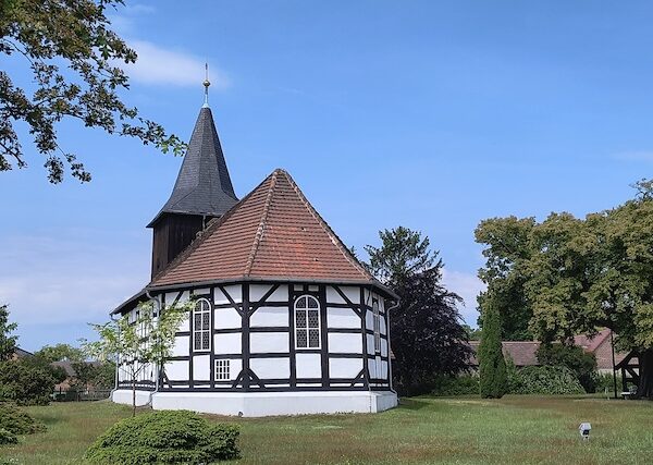 Fachwerkkirche in Bluno