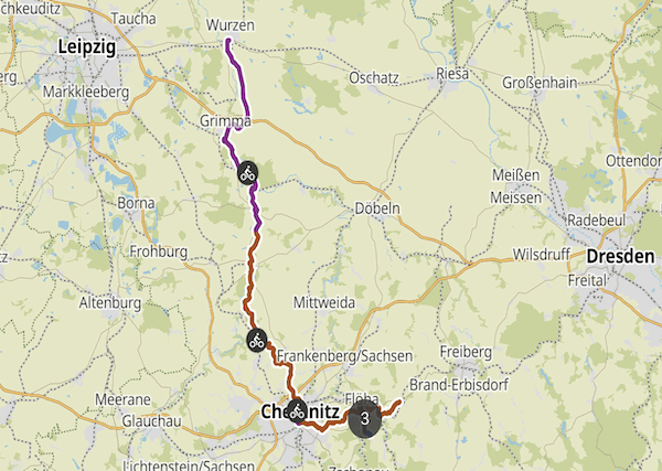 Unsere Route