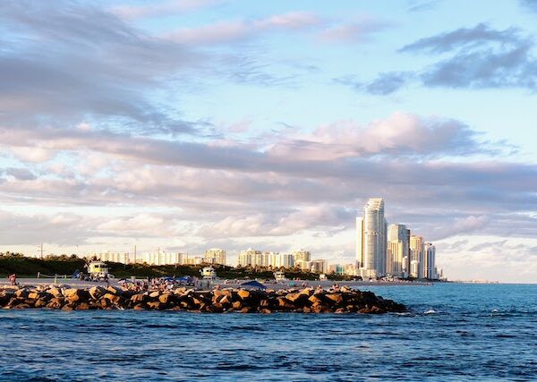 Blick auf Miami Beach