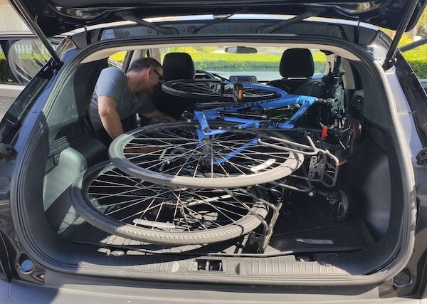Mit dem Mietauto zurück nach Hause
