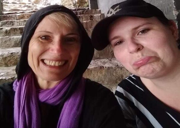Wir im Regen