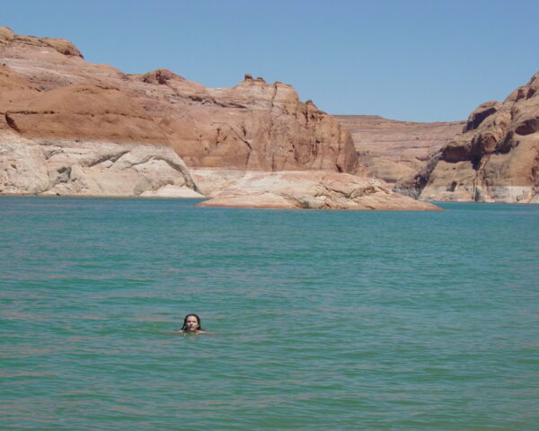 Baden im Lake Meade
