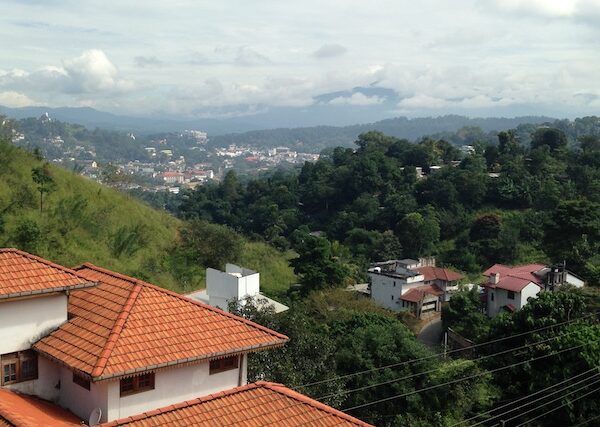 Blick aus der Unterkunft